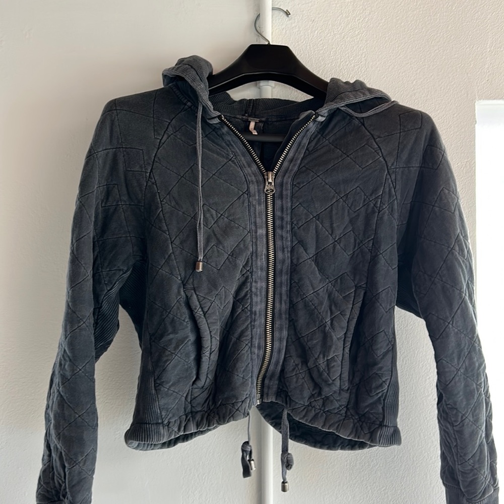 Free People bomber zip up